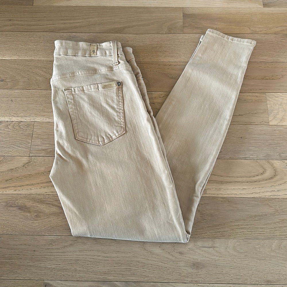7 for all man kind Slim Illusion denim in color Bluff size 28 NWT